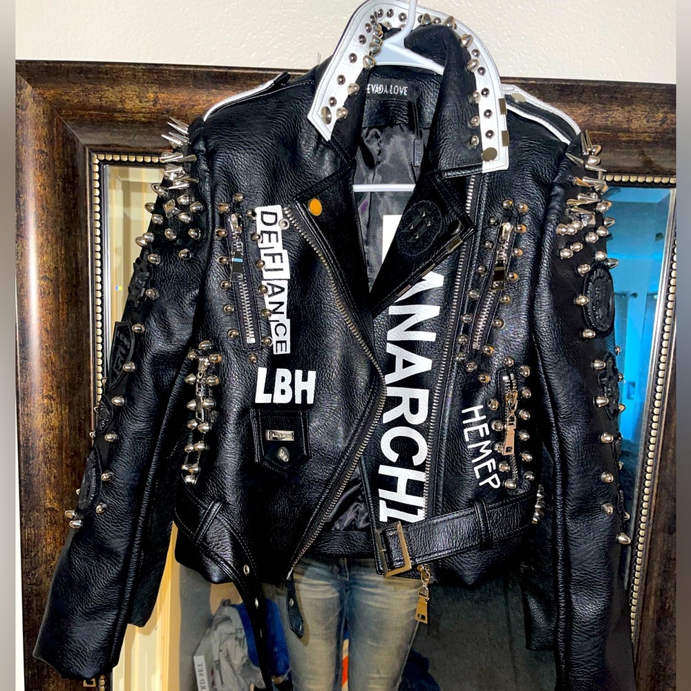 Moto spike/studded jacket from Nevada Love